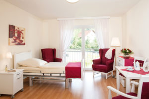 Pflegezimmer der Residenz in der Königsberger Straße