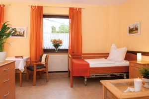 Ein Pflegezimmer der Residenz in der Malteserstraße